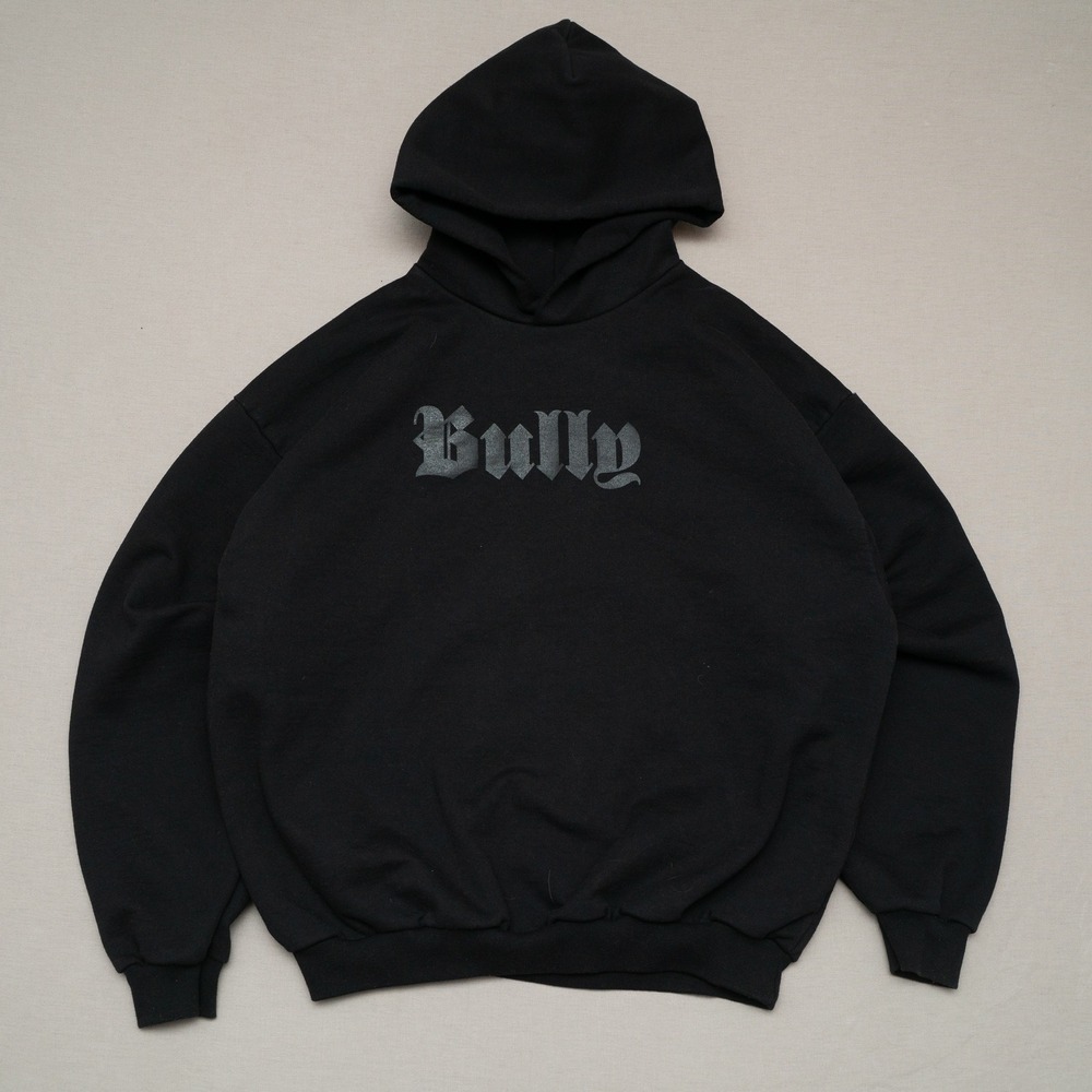 Kanye Yeezy Season YZY SZN Bully Album Logo Black Hoodie size 3 XL/XXL